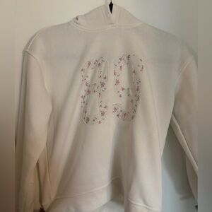 Full Tilt Kids Tilly’s White Hoodie with Floral Patterning